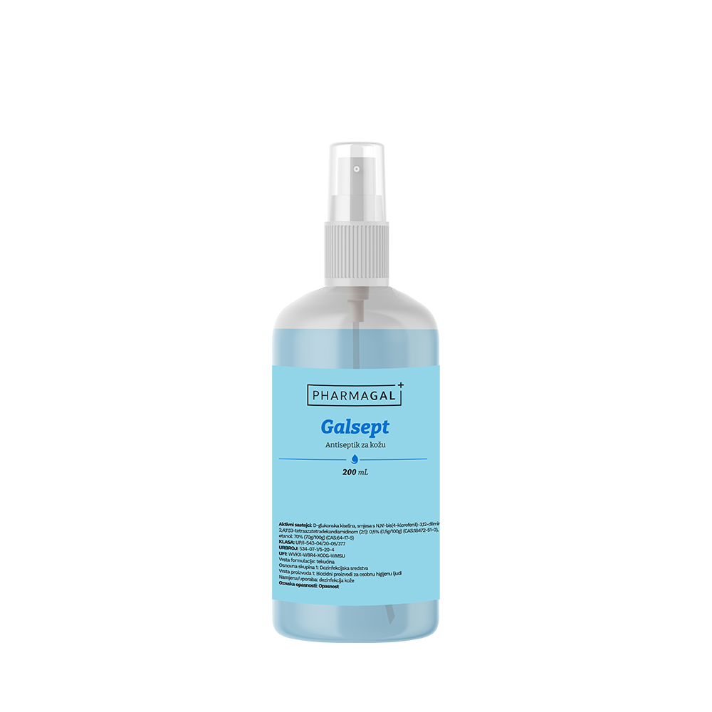 Galsept sprej 200 mL, antiseptik za kožu