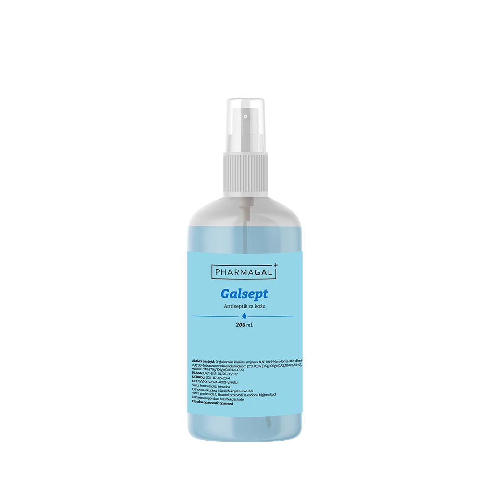 Galsept sprej 200 mL, antiseptik za kožu