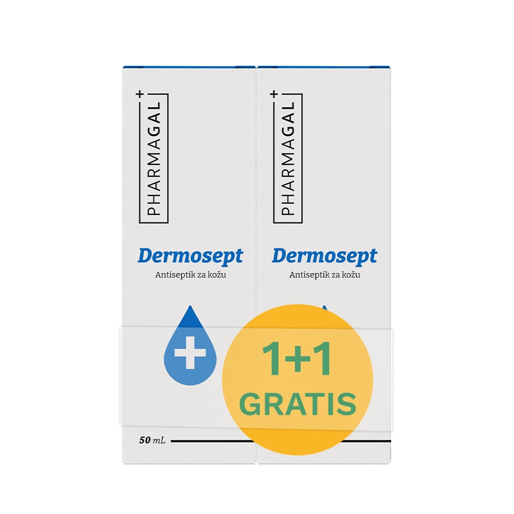 Dermosept sprej 1+1 GRATIS, antiseptik za kožu