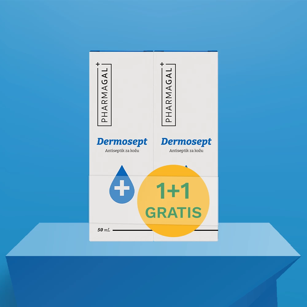 Dermosept sprej 1+1 GRATIS, antiseptik za kožu